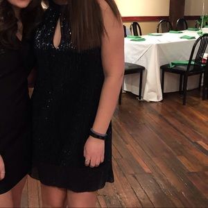 1. State Blue Sparkle Dress